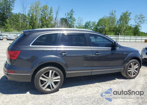 2014 Audi Q7 Premium Plus from USA, damaged, VIN WA1LGAFE1ED013660